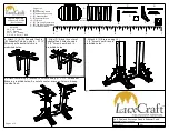 Предварительный просмотр 1 страницы LuxCraft 4x6 Rectangle Double Pedestal Table Assembly Instructions