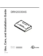 LuxeAir DRH20330AS Use, Care And Installation Manual предпросмотр