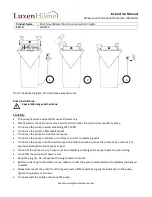 Предварительный просмотр 2 страницы Luxen Home Birds Gray WHF876 Instruction Manual