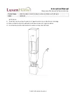 Preview for 2 page of Luxen Home WHF1294 Instruction Manual