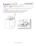 Предварительный просмотр 2 страницы Luxen Home WHF484 Instruction Manual