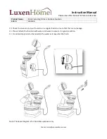 Предварительный просмотр 2 страницы Luxen Home WHF608 Instruction Manual