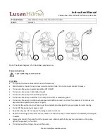 Предварительный просмотр 2 страницы Luxen Home WHF610 Instruction Manual