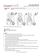 Предварительный просмотр 2 страницы Luxen Home WHF611 Instruction Manual