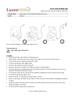 Предварительный просмотр 2 страницы Luxen Home WHF615 Instruction Manual