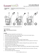 Предварительный просмотр 2 страницы Luxen Home WHF623 Instruction Manual