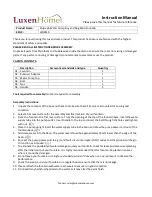 Luxen Home WHF819 Instruction Manual preview