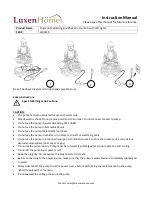 Предварительный просмотр 2 страницы Luxen Home WHF820 Instruction Manual