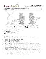 Preview for 2 page of Luxen Home WHF827 Instruction Manual