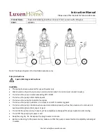 Предварительный просмотр 2 страницы Luxen Home WHF846 Instruction Manual