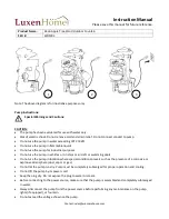 Предварительный просмотр 2 страницы Luxen Home WHF902 Instruction Manual