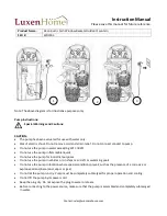 Предварительный просмотр 2 страницы Luxen Home WHF903 Instruction Manual