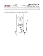 Preview for 2 page of Luxen Home WHF909 Instruction Manual