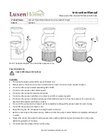 Предварительный просмотр 2 страницы Luxen Home WHF923 Instruction Manual