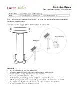 Luxen Home WHSL979 Instruction Manual предпросмотр