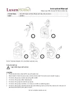 Предварительный просмотр 2 страницы LuxenHome WHF851 Instruction Manual