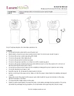 Preview for 2 page of LuxenHome WHF878 Instruction Manual