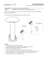 Предварительный просмотр 1 страницы LuxenHome WHSL982 Instruction Manual