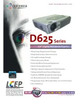 Luxeon D625AX Specifications preview