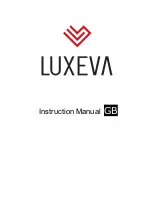 Предварительный просмотр 1 страницы LUXEVA LXV 1200 Instruction Manual