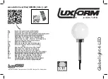 luxform Globe light Quick Start Manual предпросмотр