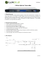 Предварительный просмотр 1 страницы LuxGlo TDT13UX Manual