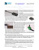 Предварительный просмотр 1 страницы Luxi Electronics AHD-211 User Manual