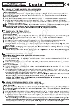 Предварительный просмотр 46 страницы Luxia K1300 CL Operating And Service Manual