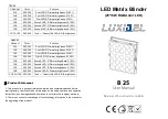 Предварительный просмотр 1 страницы Luxibel B 25 User Manual