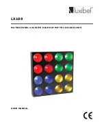 Luxibel LX109 User Manual предпросмотр