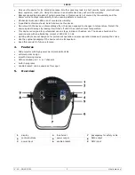 Предварительный просмотр 3 страницы Luxibel LX112 User Manual