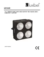 Предварительный просмотр 1 страницы Luxibel LX113 User Manual