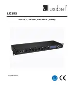 Luxibel LX195 User Manual preview