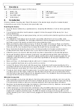 Preview for 5 page of Luxibel LX307 User Manual