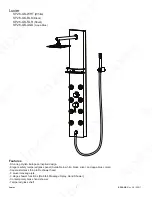 Preview for 1 page of Luxier SP26-GS-AQU Manual