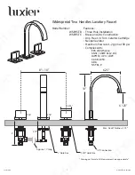 Предварительный просмотр 1 страницы Luxier WSP05-TB Manual