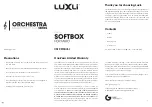 Preview for 1 page of Luxli ORCHESTRA Series User Manual