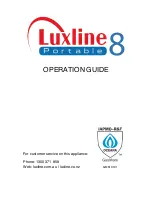 Предварительный просмотр 1 страницы Luxline Portable 8 Operation Manual