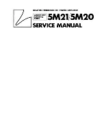 Luxman 5M20 Service Manual preview