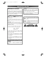 Preview for 2 page of Luxman 7.1 Channel Reciever LR-7500 Owner'S Manual