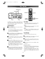 Preview for 21 page of Luxman 7.1 Channel Reciever LR-7500 Owner'S Manual