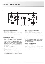 Preview for 6 page of Luxman CL-1000 Owner'S Manual