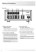 Предварительный просмотр 6 страницы Luxman CL-38uSE Owner'S Manual