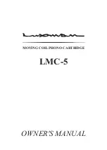 Luxman LMC-5 Owner'S Manual предпросмотр