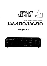 Preview for 2 page of Luxman LV-100 Service Manual