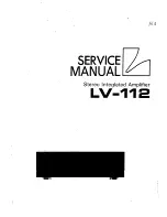 Preview for 3 page of Luxman LV-122 Service Manual