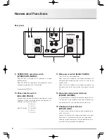 Preview for 8 page of Luxman M-700U Owner'S Manual