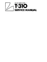 Luxman T-310 Service Manual preview