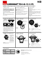 Предварительный просмотр 1 страницы LUXOMAT PD4-M-1C-C-PS Installation And Operating Instruction