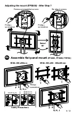 Preview for 9 page of Luxor Flat Panel Series Instructions Manual